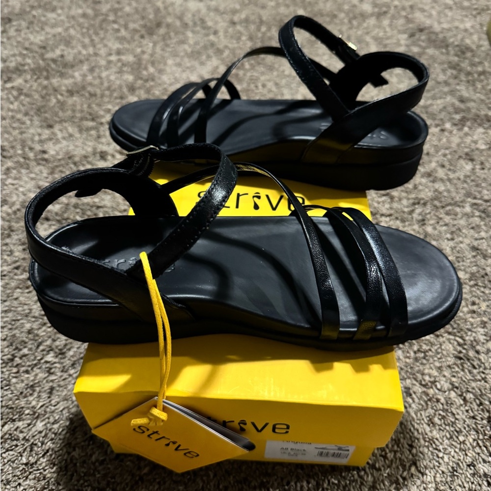 Strive Black Women's Sandals